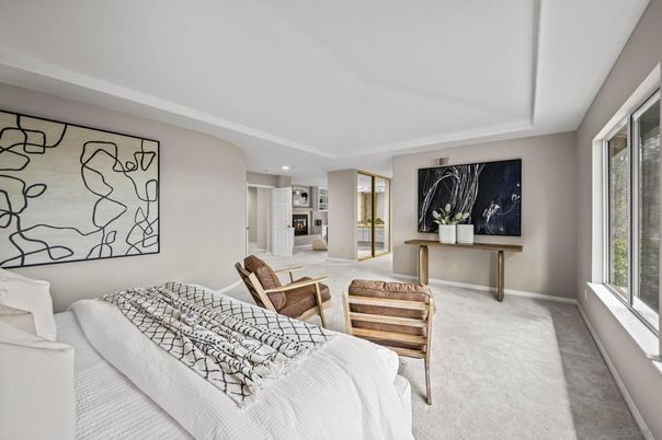 Bedroom, Interior, Recessed Lighting
