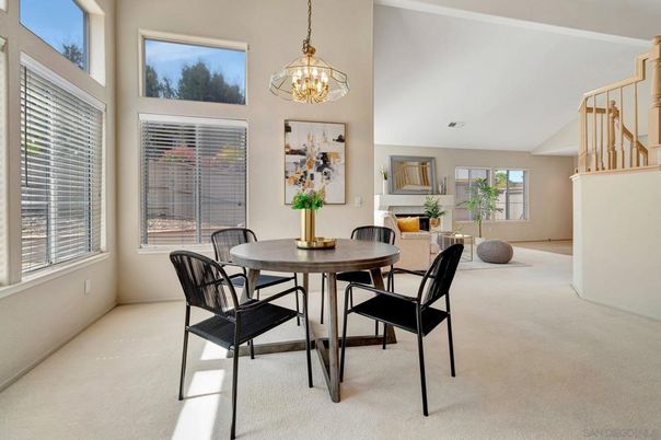 Dining room, Interior, Pendant Lights