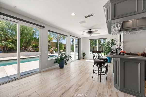 Interior, Recessed Lighting, Wood Texture Flooring