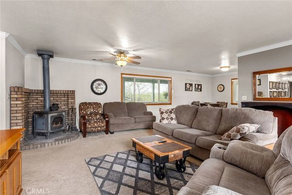 Fireplace, Interior, Living room, Stone Walls