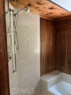 Bathroom, Interior, Wooden Ceilings, Wooden Walls
