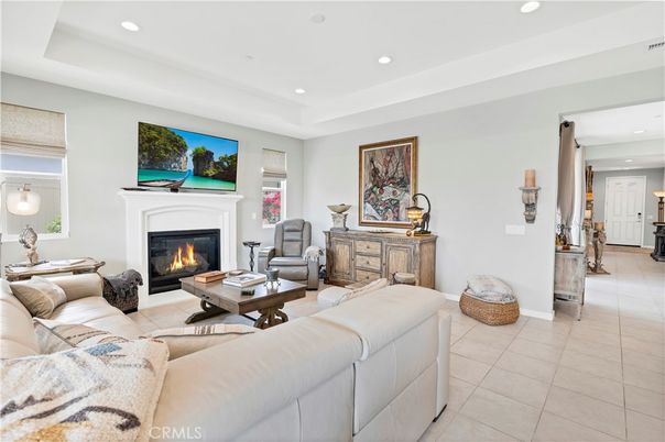 Fireplace, Interior, Living room, Recessed Lighting