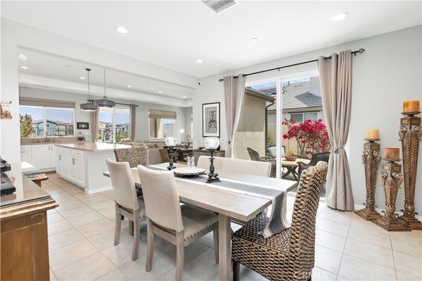 Dining room, Interior, Kitchen, Pendant Lights, Recessed Lighting