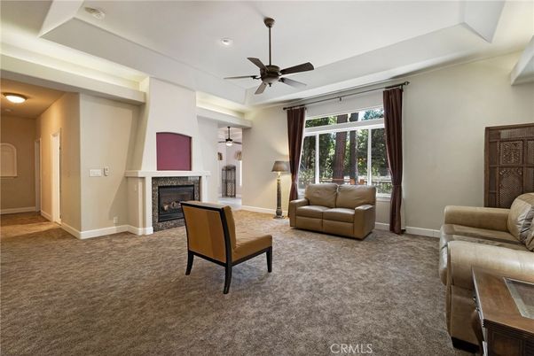 Fireplace, Interior, Living room, Recessed Lighting