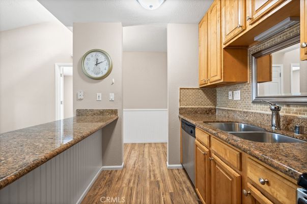 Interior, Kitchen, Wood Texture Flooring