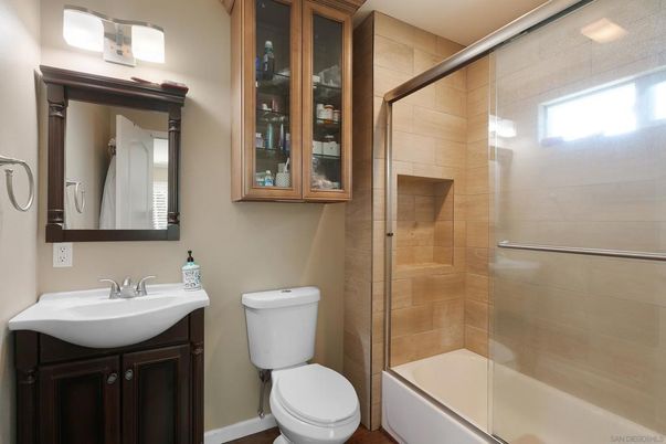 Bathroom, Glass Shower, Interior