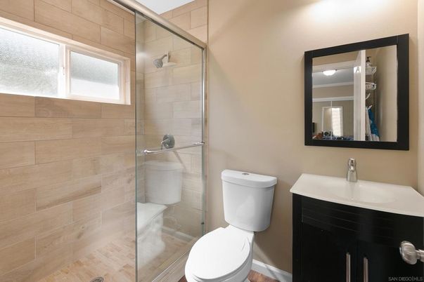 Bathroom, Glass Shower, Interior