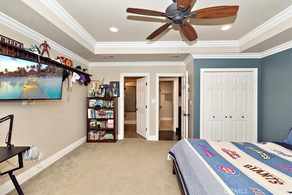 Bedroom, Interior, Recessed Lighting