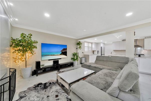 Interior, Kitchen, Living room, Recessed Lighting