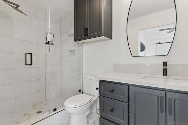 Bathroom, Glass Shower, Interior