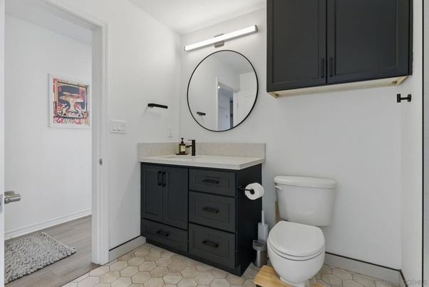 Bathroom, Interior, Wood Texture Flooring
