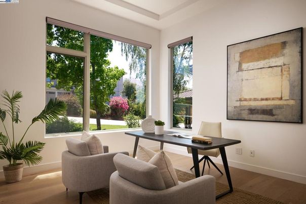 Home Office, Interior, Wood Texture Flooring