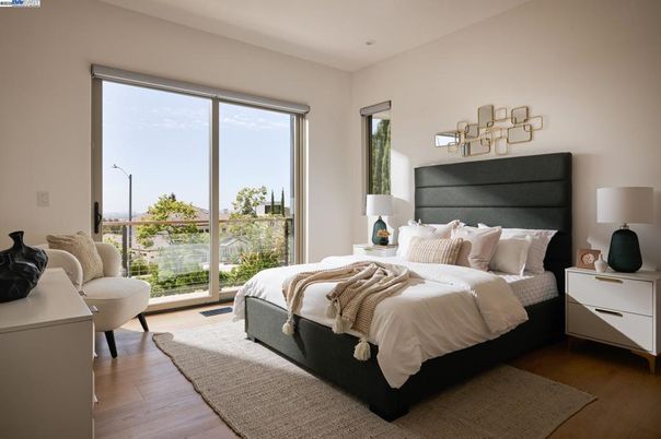 Bedroom, Interior, Wood Texture Flooring