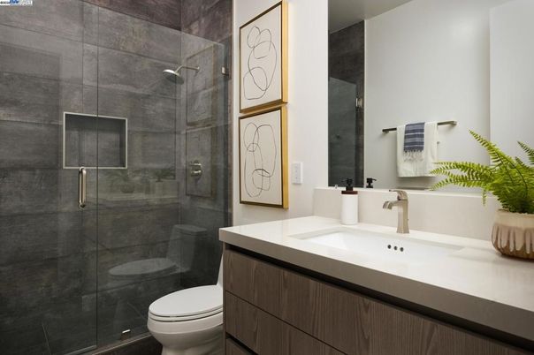 Bathroom, Glass Shower, Interior