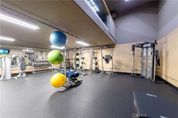 Fitness Equipment, Gym, Interior, Recessed Lighting