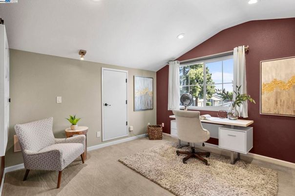 Home Office, Interior, Recessed Lighting
