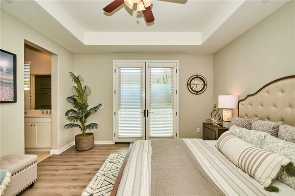 Bedroom, Interior, Wood Texture Flooring