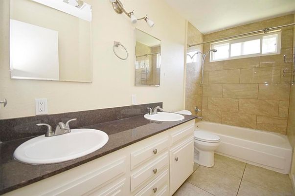 Bathroom, Dual Sink Vanities, Glass Shower, Interior
