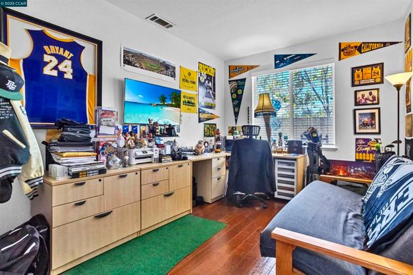 Home Office, Interior, Wood Texture Flooring