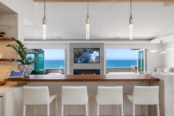 Fireplace, Interior, Pendant Lights, Recessed Lighting, Water