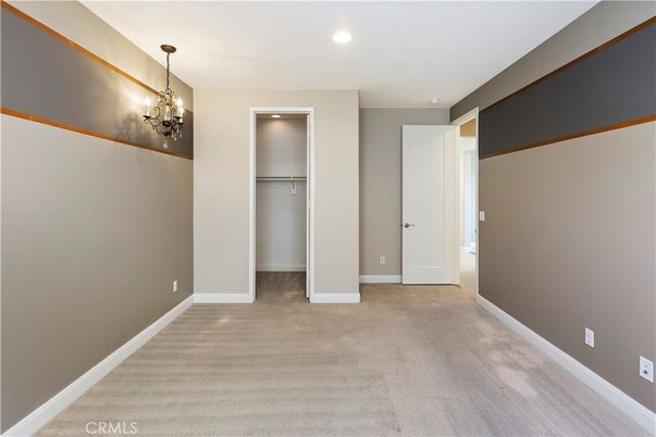 Chandelier, Empty room, Interior, Recessed Lighting, Wood Texture Flooring