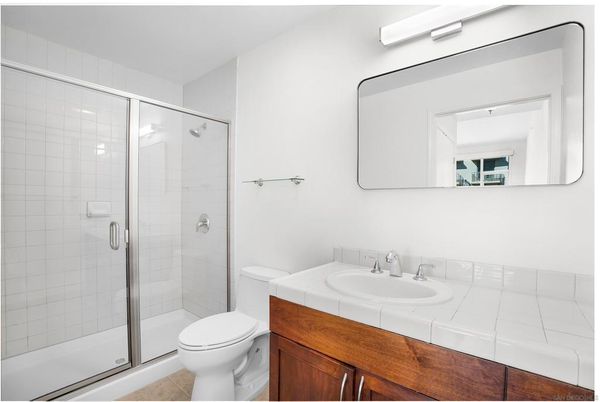 Bathroom, Glass Shower, Interior, Tile Countertops