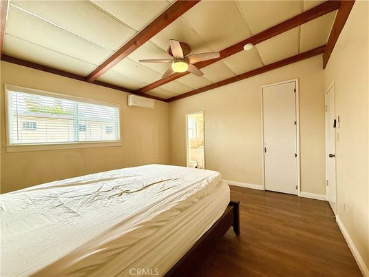 Bedroom, Interior, Wooden Beams, Wood Texture Flooring