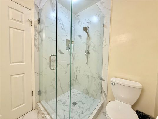 Bathroom, Glass Shower, Interior, Marble, Marble Walls
