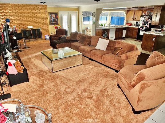 Interior, Living room, Stone Walls