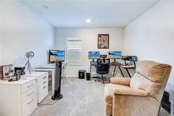 Home Office, Interior, Recessed Lighting