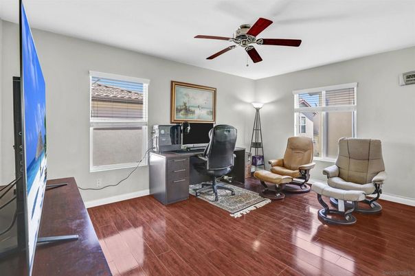 Home Office, Interior, Wood Texture Flooring