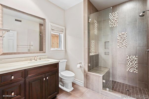 Bathroom, Glass Shower, Interior