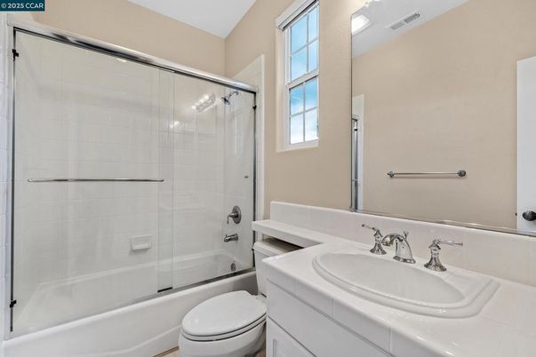 Bathroom, Glass Shower, Interior, Tile Countertops