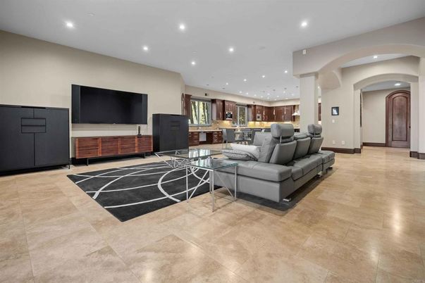Interior, Kitchen, Living room, Recessed Lighting