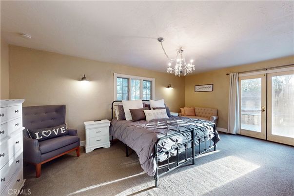 Bedroom, Chandelier, Interior