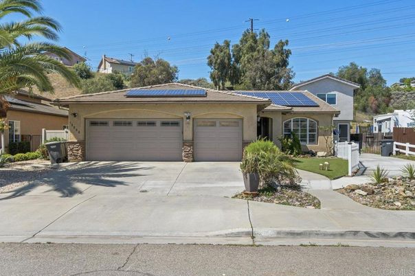Attached, Exterior, Facade, Solar Panels, Mediterranean