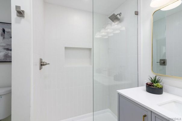 Bathroom, Glass Shower, Interior