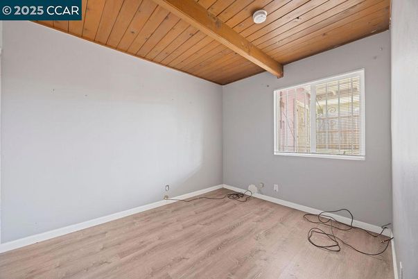 Empty room, Interior, Wooden Beams, Wooden Ceilings, Wood Texture Flooring
