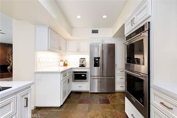 Interior, Kitchen, Recessed Lighting, Stainless Steel Appliances