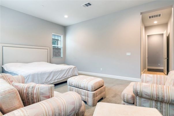 Bedroom, Interior, Recessed Lighting