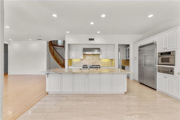 Interior, Kitchen, Recessed Lighting, Stainless Steel Appliances