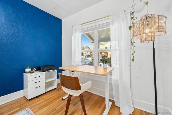 Home Office, Interior, Wood Texture Flooring