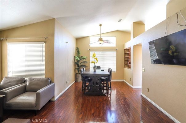 Dining room, Interior, Wood Texture Flooring