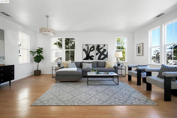 Interior, Living room, Pendant Lights, Wood Texture Flooring