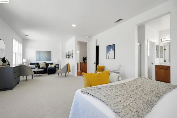 Bedroom, Interior, Recessed Lighting