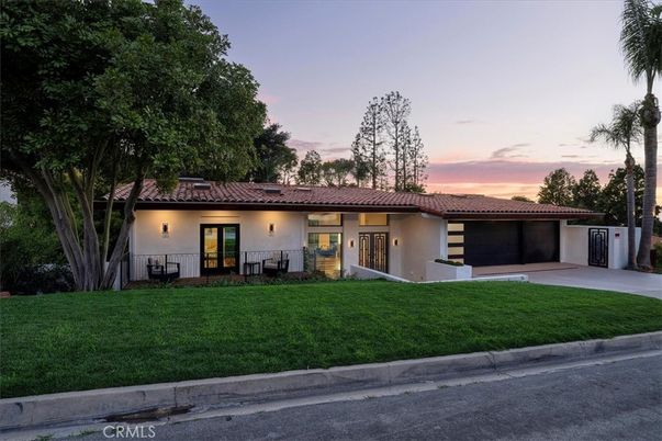 Attached, Backyard, Exterior, Facade, Mediterranean