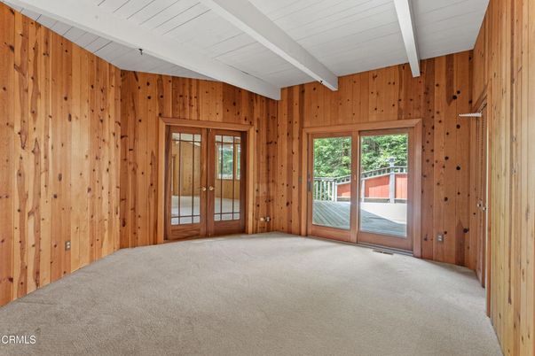 Empty room, Interior, Wooden Walls