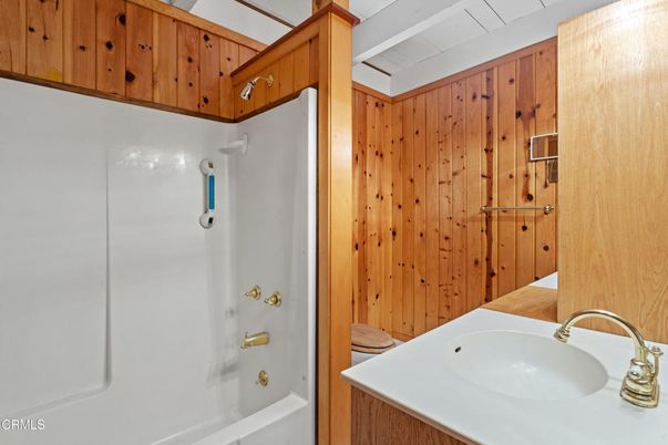 Bathroom, Interior, Wooden Walls