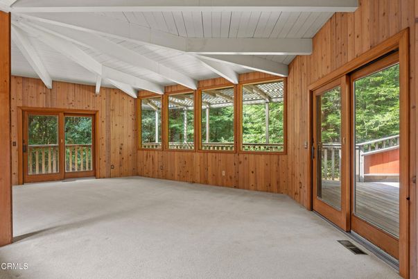 Empty room, Interior, Wooden Walls