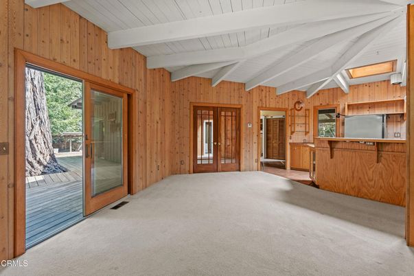 Empty room, Interior, Wooden Walls